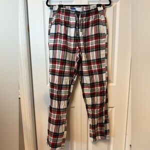 Old Navy Men's Plaid Pants - Red, Blue, White
